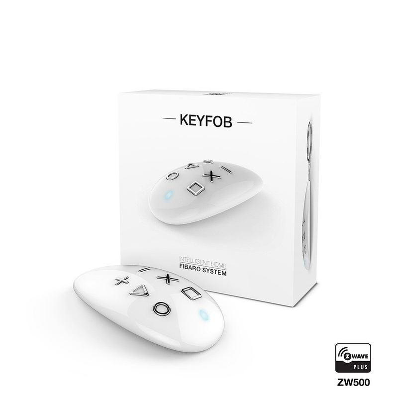 Pilot zdalnego sterowania Fibaro KeyFob FGKF-601 kompaktowy pilot pozwala szybko i skutecznie zbudować system smart home