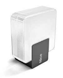 Lampa ostrzegawcza NICE ELDC 12V Bluebus/24V 433,92MHz kompatybilna z Mhouse nowoczesny design montaż w kilku pozycjach