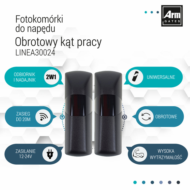 Napęd do bramy przesuwnej ARM600 6m/600kg 5 lat gwarancji ZESTAW