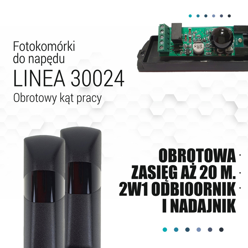 Napęd do bramy dwuskrzydłowej ARM300 3,5m/300kg Zestaw z akumulatorem