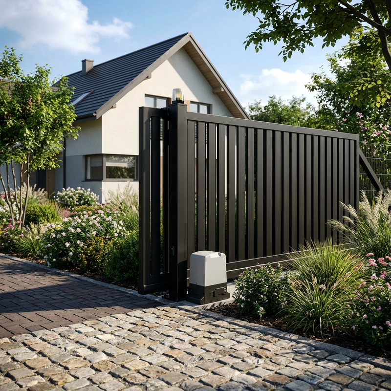 Napęd do bramy przesuwnej ARM600 (LEW370) 6m/600kg 4 Piloty ZESTAW