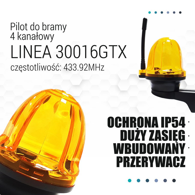 Napęd do bramy skrzydłowej MIK400 4m/300kg Zestaw z przełącznikiem kluczowym