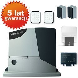 Napęd do bramy przesuwnej NICE ROBUS400 do 8m/400kg Zestaw z 5-letnią gwarancją