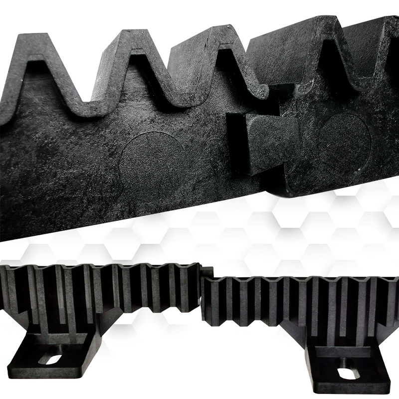 Listwa zębata nylon 1010mmx20mmx26mm (NR-4 lugs) ze śrubami montażowymi