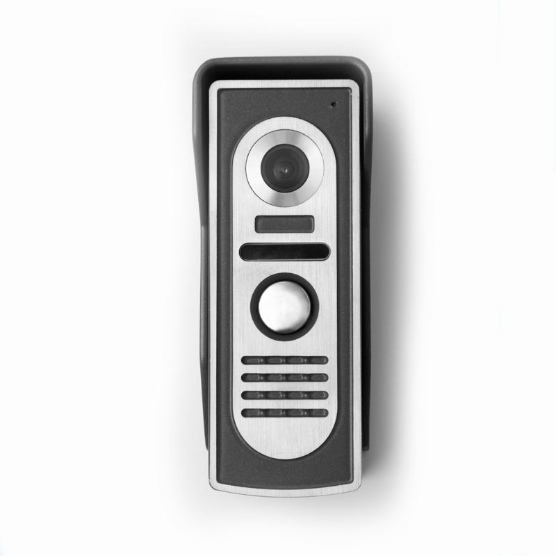 Kaseta zewnętrzna MOVETO 541062 IP44 do wideodomofonu M-060 kaseta jednolokatorska zewnętrzna z dwoma przyciskami i kamerą na podczerwień