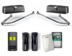 Napęd do bramy skrzydłowej Beninca KPR.PM 6m/600kg 230V napęd z łamanymi ramionami zestaw wyposażony w fotokomórki