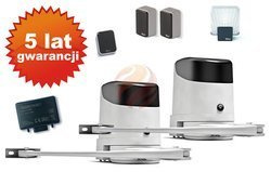 Napęd do bramy skrzydłowej NICE Hopp One 4,8m/500kg Zestaw z 5-letnią gwarancją