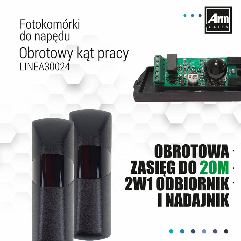 Napęd do bramy przesuwnej ARM600 6m/600kg 5 lat gwarancji ZESTAW