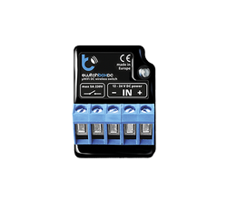 Sterownik BleBox switchBox DC (12-24V DC) inteligentny wyłącznik zasilany niskim napięciem pozwala sterować bezprzewodowo dowolnym urządzeniem elektrycznym