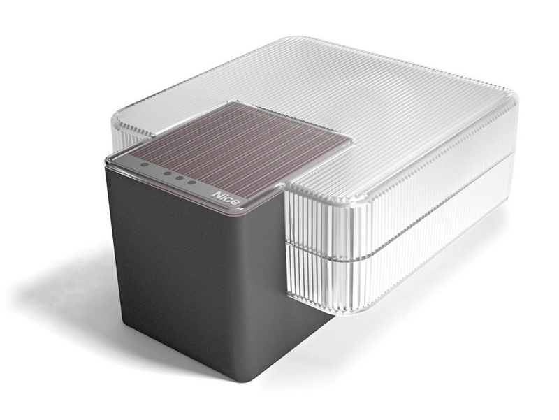 Lampa ostrzegawcza NICE ELDC 12V Bluebus/24V 433,92MHz kompatybilna z Mhouse nowoczesny design montaż w kilku pozycjach