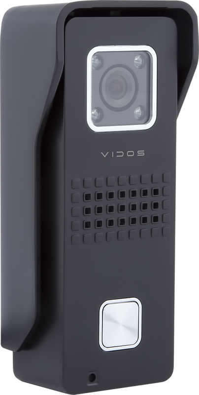 Stacja bramowa VIDOS S6B jednoabonentowa stacja dla systemów wideodomofonowych obudowa wykonana z utwardzanego stopu aluminium