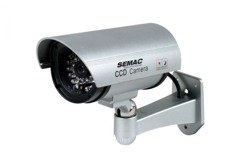 Atrapa zewnętrznej kamery OPTEX CAM 562 990562 wodoodporna tworzy idealną iluzję prawdziwej kamery monitoringu