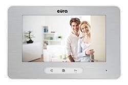 Monitor Eura-Tech 2EASY VDA-28A5 7" srebrny pamięć obrazów umożliwia nagrywanie zdjęć i nagrań z kasety wewnętrznej