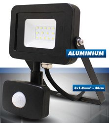 Reflektor LED ELEM Garden I-SFD10W IP44 ściennym z czujnikiem ruchu nowoczesna lampa LED wysoka odporność na warunki atmosferyczne