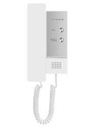 Unifon słuchawkowy VIDOS DUO obsługuje 2 przekaźniki prosta konfiguracja i adresowanie przy użyciu złącza DIP SWITCH posiada funkcję interkomu
