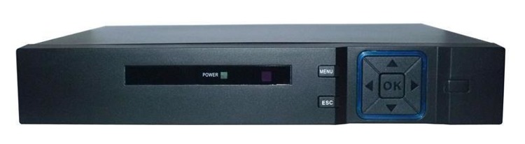 4 - kanałowy rejestrator hybrydowy do monitoringu - obsługa kamer AHD, IP i analogowych [CVBS], polskie MENU, praca w chmurze, WiFi, rozdzielczość FULL HD [i niższe], komplet
