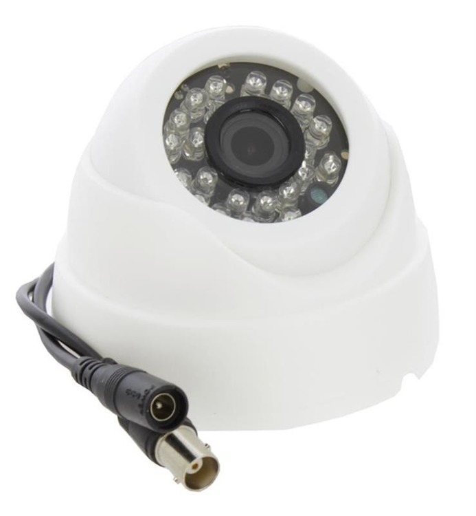 Kamera kopułkowa AHD XR ACT5036Fwhite FULL HD 4w1 przetwornik SONY procesor NEXTCHIP 24 diody podczerwieni wewnętrzna kamera do monitoringu