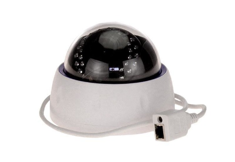 Kamera kopułkowa IP XR IP2500_4MPXaudiopoe 4MPX przetwornik SONY EXMOR 30 diod IR wbudowany mikrofon wewnętrzna kamera do monitoringu