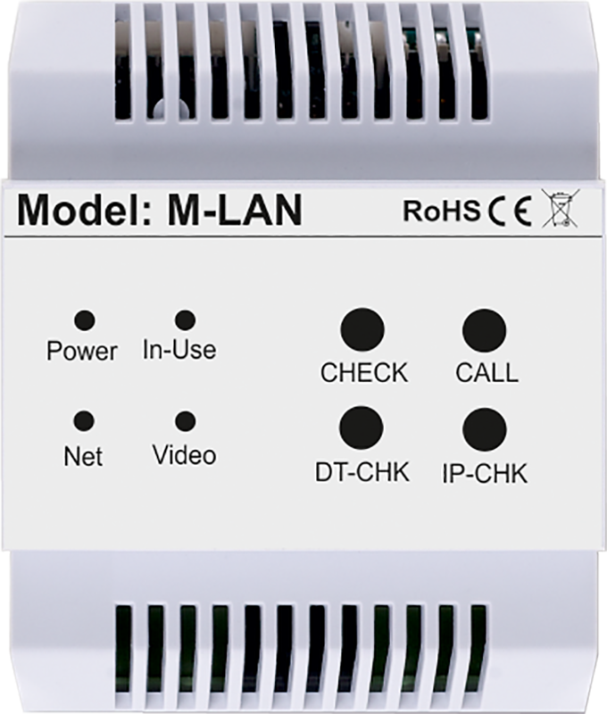 Moduł VIDOS M-LAN moduł sieciowy przeznaczony do pracy w rozbudowanych systemach osiedlowych