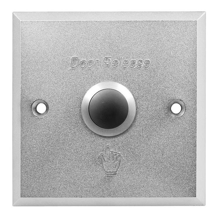 Przycisk Eura-Tech EXIT PB-16A1 A13A716 do zamków szyfrowych EG-17 wykonany ze stopu aluminium przycisk do zamka szyfrowego