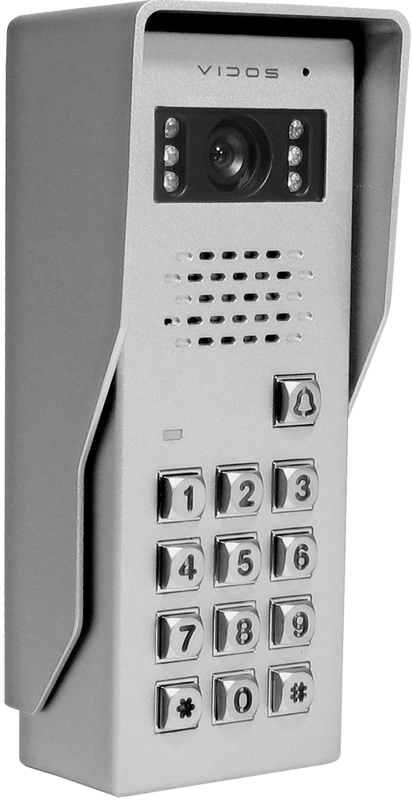 Stacja bramowa VIDOS S50D jednoabonanentowa stacja bramowa klawiatura szyfrowa umożliwiająca otwarcie furtki za pomocą kodu PIN