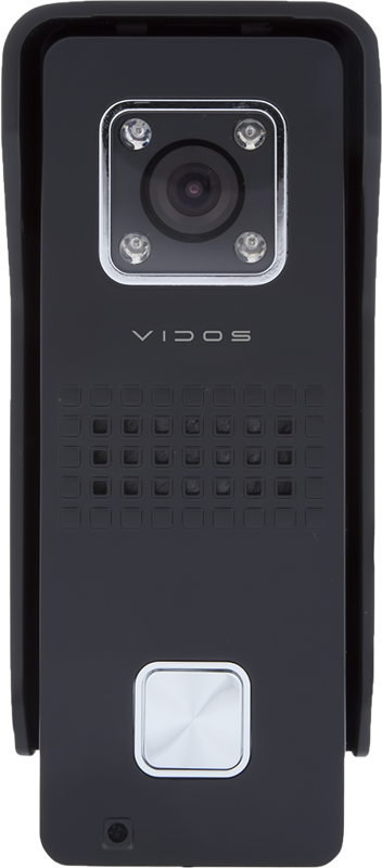 Stacja bramowa VIDOS S6B jednoabonentowa stacja dla systemów wideodomofonowych obudowa wykonana z utwardzanego stopu aluminium 