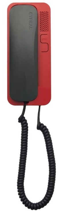 Unifon Eura-Tech CYFRAL SMART 5P C43A199 grafitowo-czerwony uniwersalny (4,5,6) do domofonów analogowych