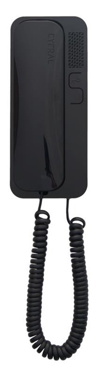 Unifon Eura-Tech CYFRAL SMART 5P czarny uniwersalny (4,5,6) do domofonów analogowych możliwość uruchomienia elektrozaczepu bez podnoszenia słuchawki