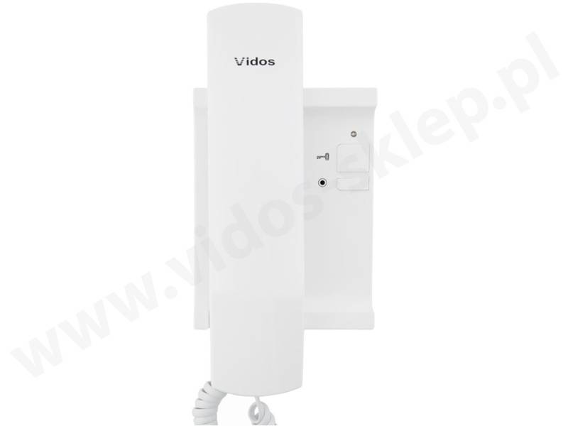 Unifon VIDOS M8W do systemów domofonowych oraz wideodomofonowych pozwala na sterowanie elektrozaczepem posiada funkcję przekazywania rozmowy