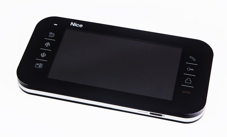 Wideodomofon NICE VIEW BPLUS W 7" jednorodzinny szerokokątna kamera pamięć dyktafon czytnik kart