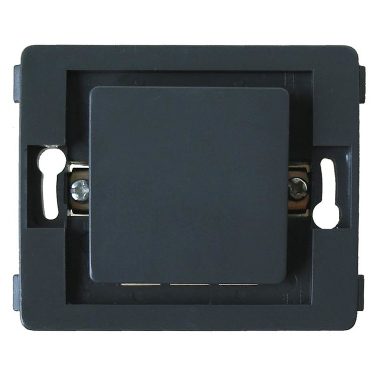 Włącznik jednobiegunowy B/R HBF VENUS 132052 czarny elegancki design prosta forma