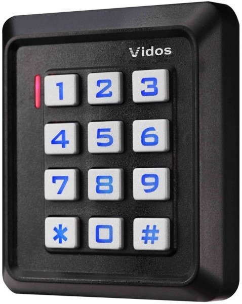 Zamek szyfrowy VIDOS ZS40B IP40 z czytnikiem zbliżeniowym czujnik antysabotażowy czujnik otwartych drzwi